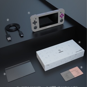 RG505オープンソースレトロアーケードビデオゲームコンソールPSP & Android Wi-Fi通信用デュアルシステムハンドヘルドPS2-Compatible