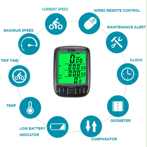 Bicycle <strong>Computer</strong> 563C Wireless Large Screen Odometer Backlight Waterproof Speedometer Cycling Stopwatch Mountain Bike - Product Image 4