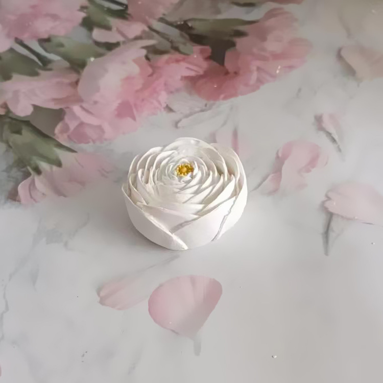 Fiore di rosa bianca