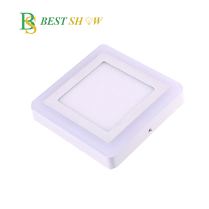 Iki renk çift renk çift renk 3 + 3w 6 + 3w yüzey led monte panel lamba 6w 9w 16w 24w - Product Image 3