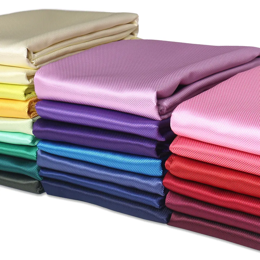 Fabricante Jacquard a cuadros 100% tela de poliéster para tela corbata y corbata de lazo