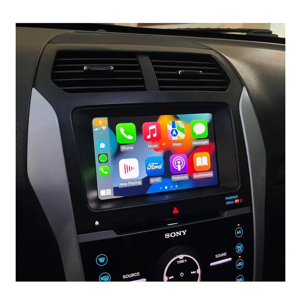 Retrofit Mobil Android Auto Apple Carplay Modul Integrasi SYNC 3 untuk Ford Edge Escape Explorer Fusion Kuga