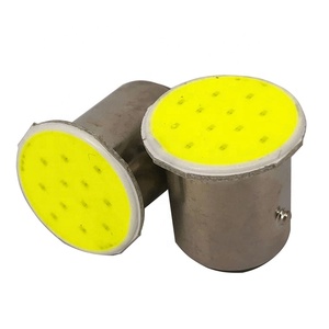 12V 1156หลอดไฟ Led เบรคสีขาวสำหรับรถยนต์ญี่ปุ่น Ba15s COB 12ชิปซูเปอร์สว่างนำสัญญาณไฟเลี้ยวอัตโนมัติ - Product Image 1