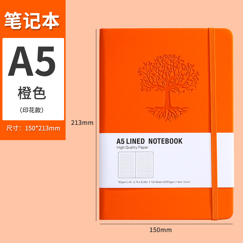 Style d'impression de la couverture-Orange