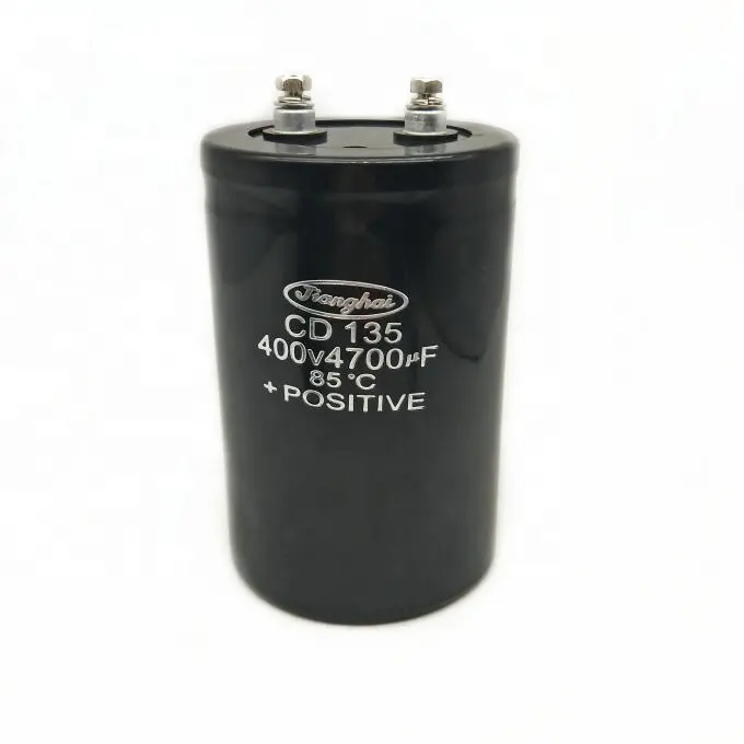 Capacitor eletrolítico de alumínio, terminal de parafuso cd135 de alta qualidade 400v 4700uf