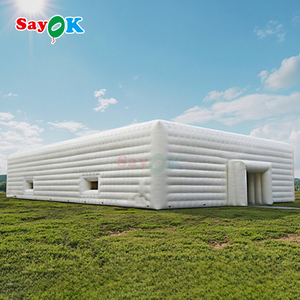 Sayok 10x20 mét trắng bạt PVC mái hiên gian hàng Inflatable Cube lều cho tổ chức sự kiện 200 người - Product Image 2