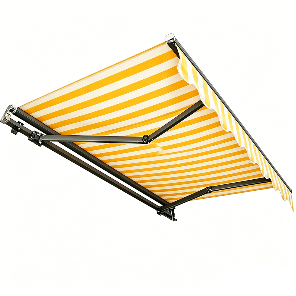 Rayé jaune et blanc