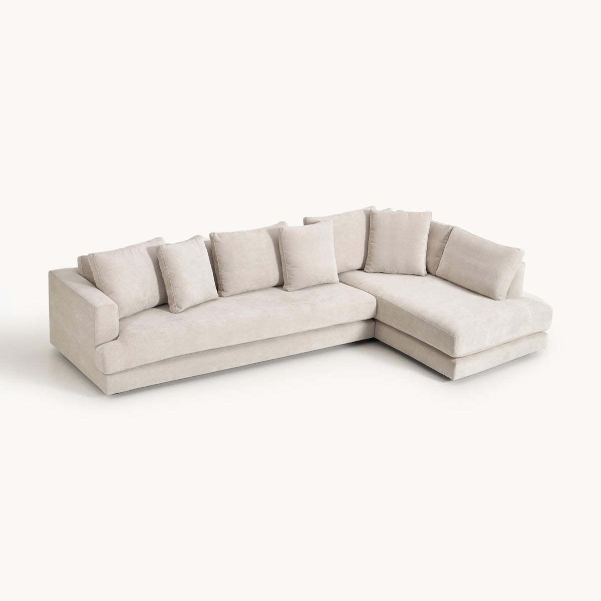 Chenilla beige claro