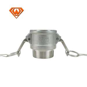 Nga SS Ống phù hợp loại DC <span class=keywords><strong>CamLock</strong></span> Khớp nối nhanh bề mặt mịn Điều kiện Mới - Product Image 3