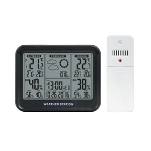 Estación meteorológica digital automática Termómetro LCD colorido inalámbrico Sensor higrómetro Uso con larga distancia - Product Image 1