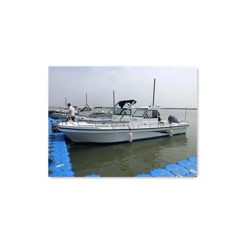 Panga Grandsea 28ft Pequeno Barco de Pesca de Fibra De Vidro com hard top para venda