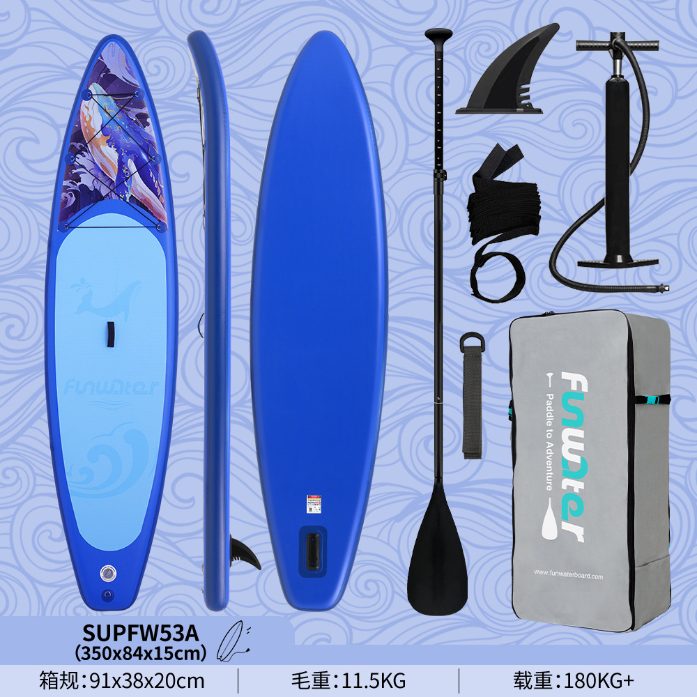 Supfw53a-350cm baleine bleue