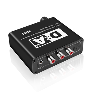 HIFI DAC Amp <strong>Digital</strong> to Analog <strong>Audio</strong> Converter Decoder 3.5mm AUX <strong>RCA</strong> Amplifier Adapter Toslink Optical Coaxial <strong>Output</strong> DAC 24bit - Product Image 5