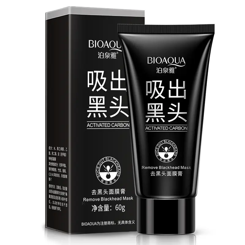 OEM Bioaqua Bambus kohle Tiefen reinigung Entfernen Sie die schwarze Mitesser maske für die Nase