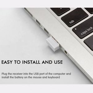 Venta caliente ordenador batería recargable inteligente 2,4G inalámbrico numérico Mini teclado para juegos a prueba de agua - Product Image 4