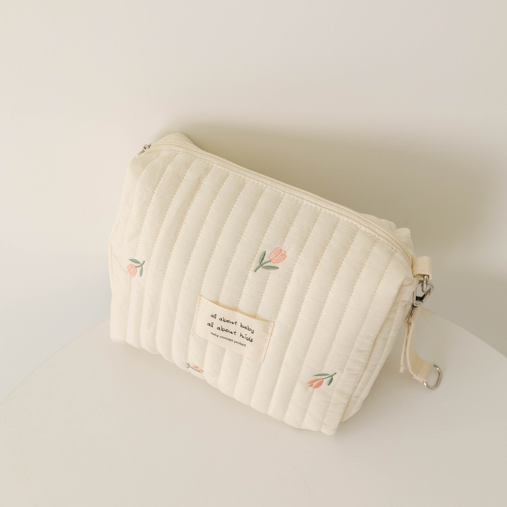 Sac momie Tulip à un bouton, blanc