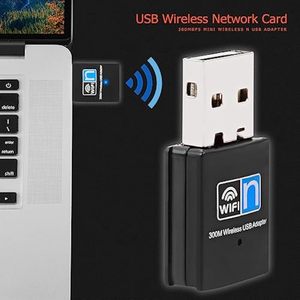 Desktop PC portatile finestre 10 8 7 XP MAC OS Wireless LAN scheda adattatore chiavetta USB 2.0 Dongle 300Mbps USB WiF adattatore - Product Image 4