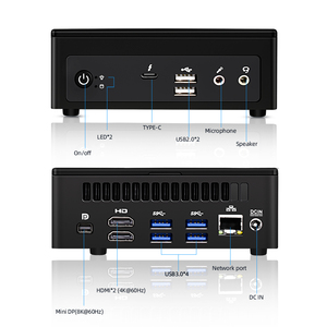 Topton NUC V400 Mini <strong>PC</strong> I7 1165G7 Thunderbolt 4 Window 11/10 <strong>2</strong>*DDR4 NVMe SSD <strong>2</strong>*HDMl DP 8K HD WiFi BT Gaming Mini Computer - Product Image 5
