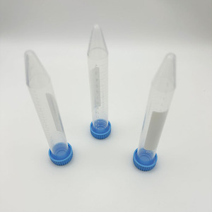 <span class=keywords><strong>Tube</strong></span> à centrifuger en plastique de 15ml avec fond conique dégradé blanc pour une utilisation en laboratoire - Product Image 3