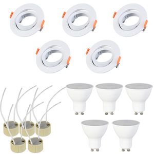 5แพ็ค6แพ็ค10แพ็คที่กำหนดเองทำ MR16 GU10/GU5.3 5W 6W 7W 120/38องศา Led Gu10หลอดไฟ2700-6500K Gu10จุด Led กับผู้ถือ - Product Image 3