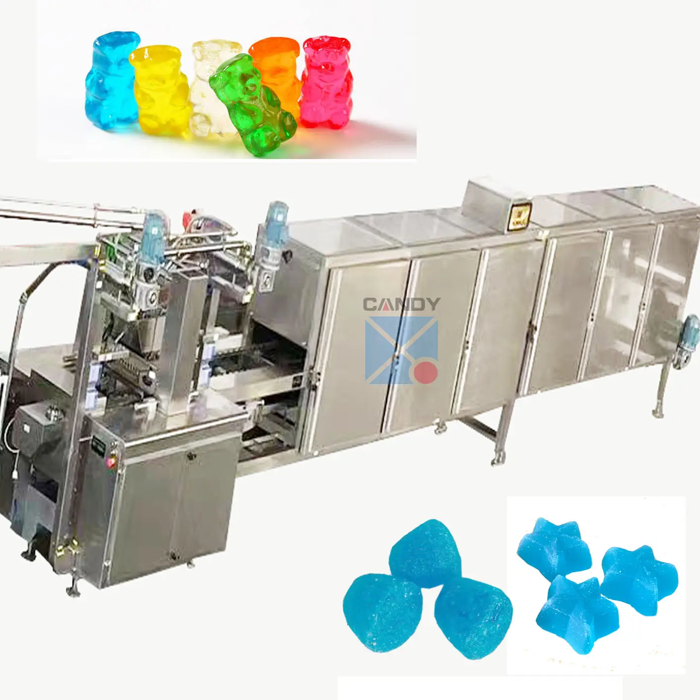 Geavanceerde Vitamine Gummy Beer Snoep Machine Gummy Candy Maken Machine Pectine Jelly Candy Deponering Machine