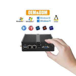 Ultra SSD firewall integrato industriale fanless win Linux 7 10 11 mini pc computer minipc intel core J1900 n100 i3 i5 i7 mini pz - Product Image 1