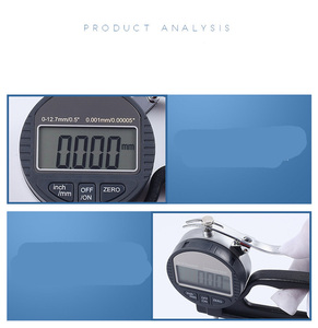 <strong>Deep</strong> <strong>Throat</strong> Digital Thickness Gauge Meter <strong>Micrometer</strong> with 0-10mm & 0-25mm Probe Sizes Dual Range Gauges Product Category