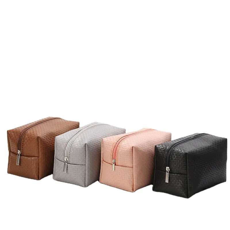 High Capacity High Quality Professional Pu Leather Cosmetic Makeup Bag