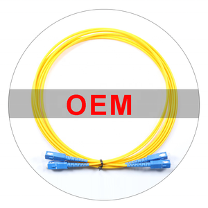 Simple dúplex G652D SC LC FC ST conector puente SM UPC PC APC 3m LSZH Cable de parche de fibra óptica para CATV red - Product Image 1