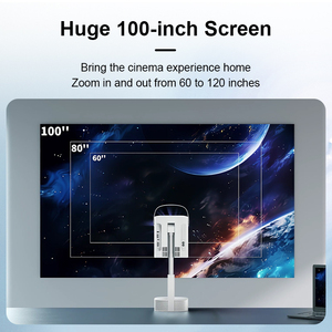 TS9 Pro taşınabilir projektör yüksek sadakat hoparlör tabanı otomatik 4k projektör Android LCD projektör toptan özelleştirme - Product Image 6