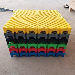 重型塑料互锁地板格栅防滑塑料互锁格栅易于组装和清洁 - Product Image 6