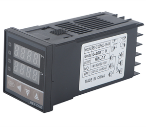 Universal REX-C100 Thermostat Relay <strong>Output</strong> <strong>K</strong> Type 48*48 0 to 400degree Dual Digital PID Intelligent <strong>Temperature</strong> <strong>Controller</strong> - Product Image 2