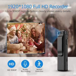 A3 Z3 Mini kamera ile arka klip HD 1080P manyetik fonksiyonu hareket algılama döngü kayıt kamera toplantı için - Product Image 4