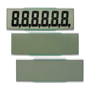 Ucuz fiyat özel segment lcd modülü fiyat segmenti görüntüler ekran HTN pozitif 3.0V 7 monokrom segmentli lcd ekran modülü