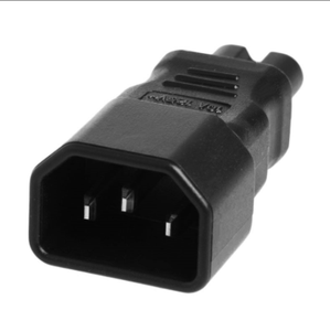 標準成形ユニバーサル電源アダプターIEC320C14-C7アダプターコンバーターIEC320C7-C14AC電源プラグソケットIEC320アダプター - Product Image 3