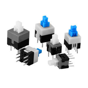 2 3 4 5 6 Pin Dip Pcb Mini anahtarı Smd Smt 5.8X5.8 7X7 8X8 8.5X8.5 MM kapalı basma düğmesi 5.8*5.8 7*7 8*8 8.5*8.5 kendinden kilitli anahtarı - Product Image 2