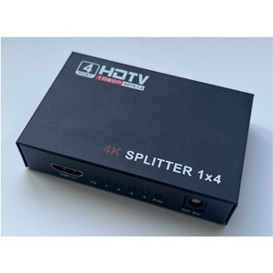 SYONG Source Factory 4K 30Hz <strong>HDMI</strong> Splitter 1 in 2 4 Out 1x4 1 <strong>Computer</strong> 4 Monitor + Power Adapter 1 in 4 Out <strong>HDMI</strong> Spliter