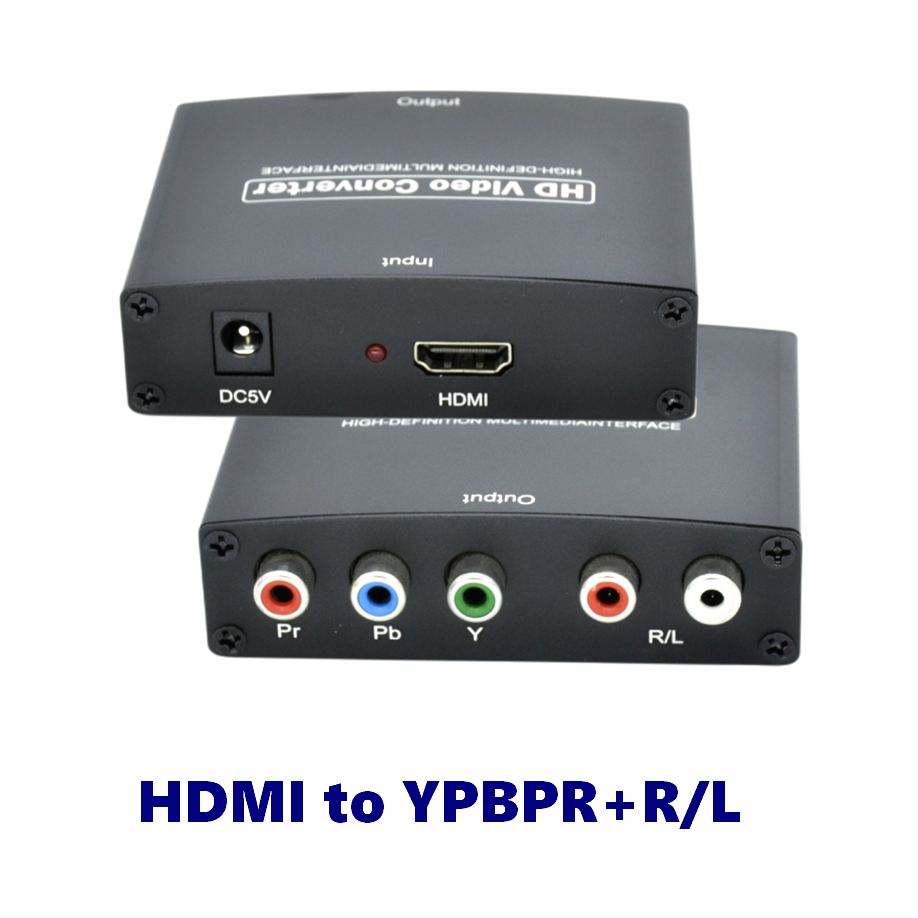 HDMI TO YPBPR+R/L RCA---- Black