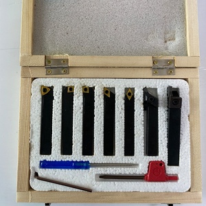 8x 8mm 7pcs套装金属车床刀具套装，带钛涂层尖端，用于数控车床硬质合金车刀 - Product Image 6