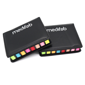 Juego de bloc de notas de cuero, personalizado, colorido, notas adhesivas - Product Image 5