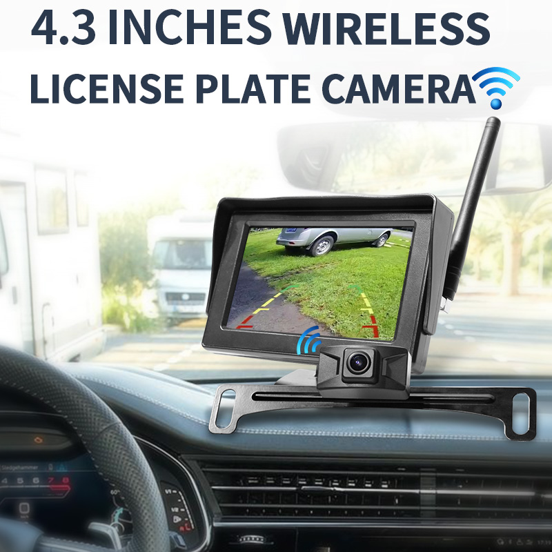 Stand Wireless License Plate Camera