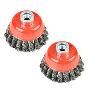 Endüstriyel tel fırça seti parlatma ve pas temizleme aracı parlatma ve parlatma için taşlama fonksiyonu ile tekerlek fırçası - Product Image 5