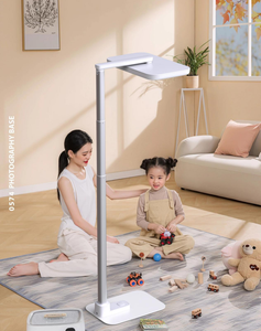 24W Full Spectrum <strong>Tall</strong> Standing <strong>Lamp</strong> 3 Color Temperatures Dimmable Modern Floor <strong>Lamps</strong> with Remote and Foot Switch Control - Product Image 2