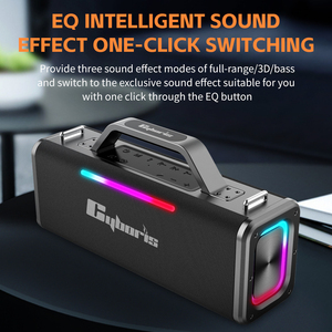 Cyboris X12 taşınabilir BT hoparlör 200W <span class=keywords><strong>Blast</strong></span> box <span class=keywords><strong>Blast</strong></span> açık kablosuz hoparlör IPX7 su geçirmez parti kamp hoparlör 24H çalma süresi