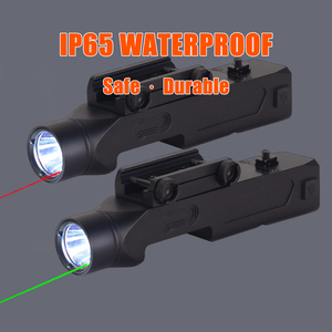 Yeni tasarım taktik el feneri 1000LM yüksek parlaklık avcılık el feneri IP65 su geçirmez yeşil lazer LED taktik yakıcılar - Product Image 3