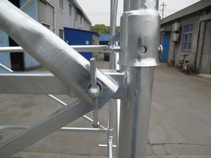 Material de construcción C60 Sistema de cangrejo Marco Andamio al aire libre Sistema de andamio de Marco H galvanizado - Product Image 6