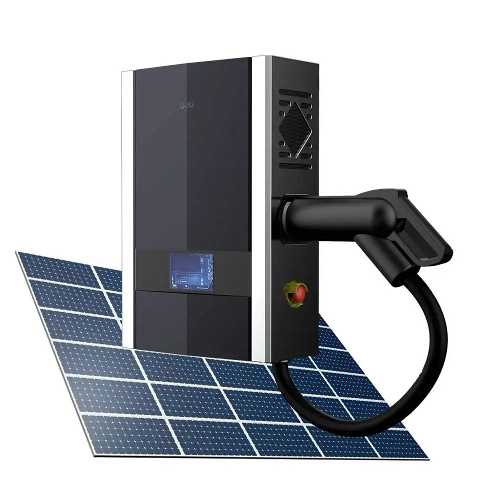 नई ऊर्जा पोर्टेबल इलेक्ट्रिक कार चार्जर 7kw डीसी सीसीएस सौर ईवी चार्ज स्टेशन के लिए इलेक्ट्रिक कार