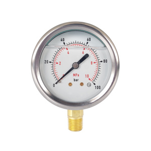 60MM Dial Bottom Mount 6MPA Common Pressure Gauge for Medical <strong>Gas</strong> <strong>Pipeline</strong> <strong>System</strong> - Product Image 1