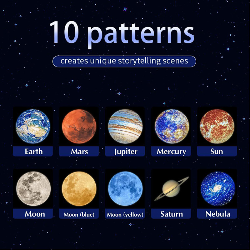 Noir-10 motifs-Lune