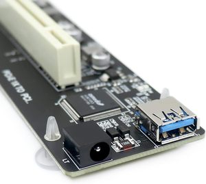 PCIE PCI-E PCI Express X1 a PCI Riser Card Bus Card Adaptador de alta eficiencia Convertidor USB 3,0 Cable para PC de escritorio ASM1083 Chip - Product Image 4